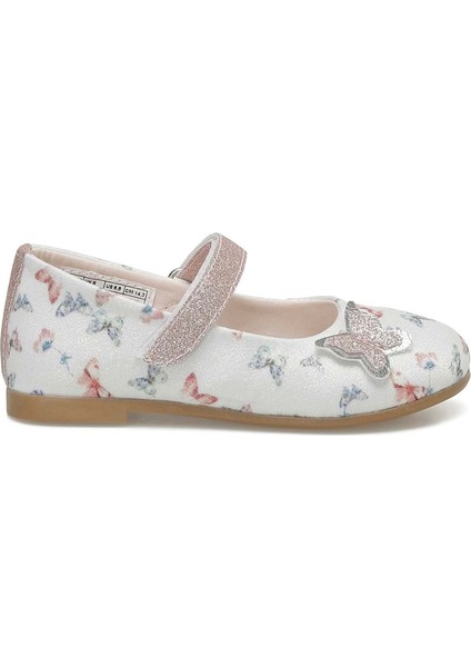 BUTY.P5FX Kız Çocuk Babet Ayakkabı Krem