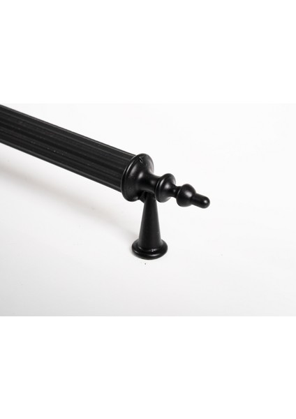 Rustik Metal Kulp Modelleri Mutfak Dolap Çekmece Mobilya Kulbu Siyah Kulp 128 mm