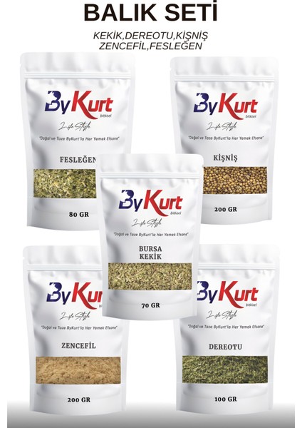 Lezzet Denizi Balık Baharat Seti