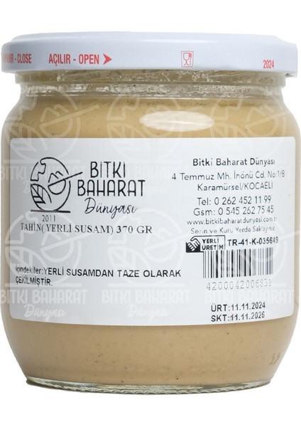 Tahin( Yerli Susam) 370 gr