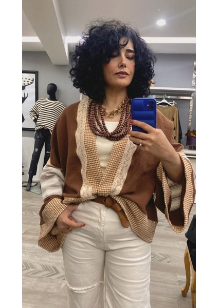 Özel Tasarım Müslin Kumaş Bohem Kimono