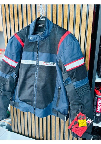 027 Rature 4 Mevsim Korumalı Motosiklet Montu (Lacivert-Siyah) fiyatları