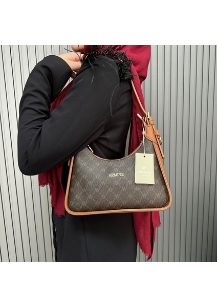 Bayan Çanta Noktalı Kahve AR38605 modelleri