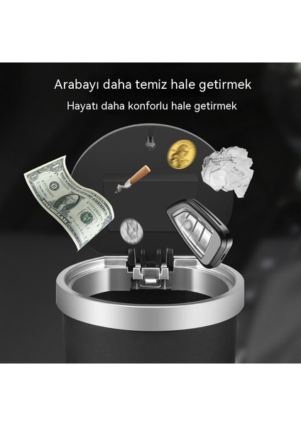 Araba Bardak Tutucu Çöp Tenekesi Araba Çöp Tenekesi Araba Depolama Kutusu Torpido Gözü (Yurt Dışından)
