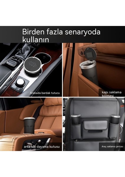 Araba Bardak Tutucu Çöp Tenekesi Araba Çöp Tenekesi Araba Depolama Kutusu Torpido Gözü (Yurt Dışından)