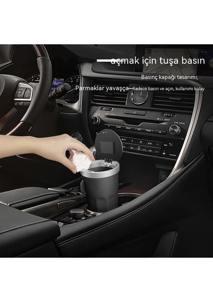 Araba Bardak Tutucu Çöp Tenekesi Araba Çöp Tenekesi Araba Depolama Kutusu Torpido Gözü (Yurt Dışından)