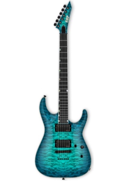 Esp Horizon Iı Quilted Maple Aqua Marine Sunburst Elektro Gitar