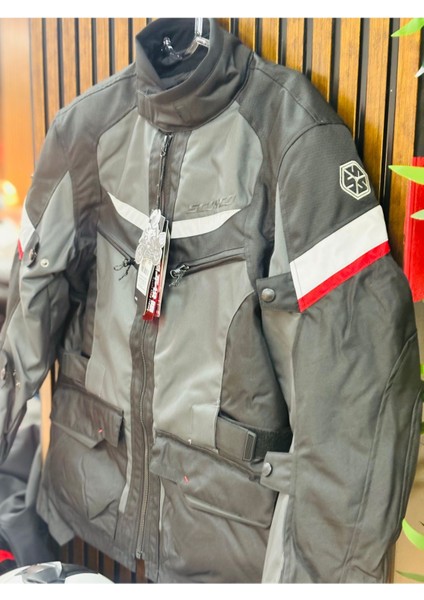 JK122 Korumalı 4 Mevsim Motosiklet Montu (Siyah) modelleri