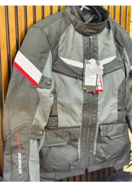 JK122 Korumalı 4 Mevsim Motosiklet Montu (Siyah) fırsatları