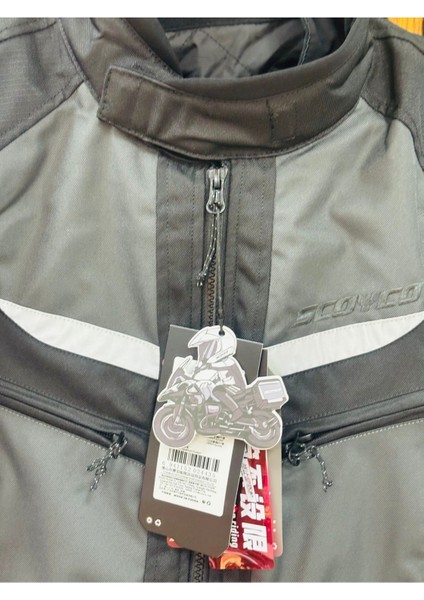 JK122 Korumalı 4 Mevsim Motosiklet Montu (Siyah) indirimleri