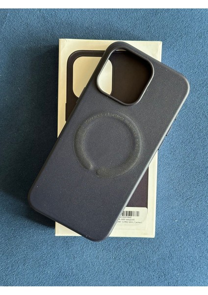 Iphone 15 Pro Max Uyumlu Magsafe Renkli Deri Kılıf