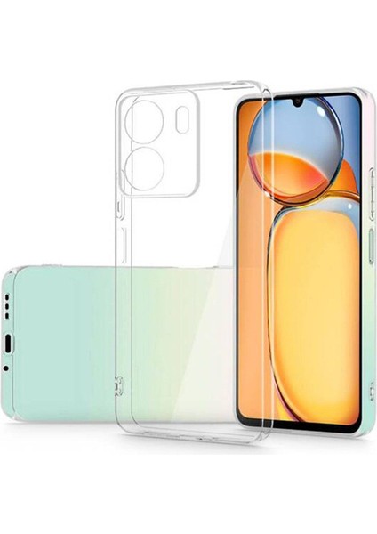 Xiaomi Redmi 13C Uyumlu Şeffaf Silikon Kılıf