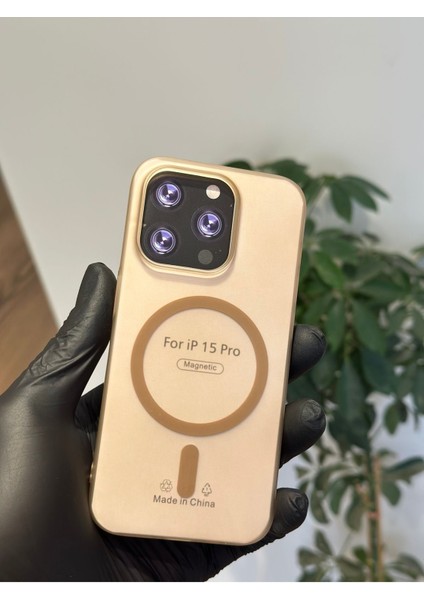 Iphone 15 Pro Kılıf Magsafe Elite Premium Mat Sararmaz modelleri