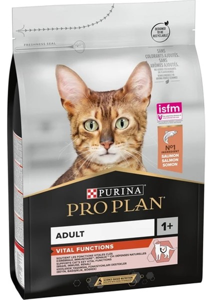 Somonlu ve Pirinçli Yetişkin Kedi Maması 3 Kg