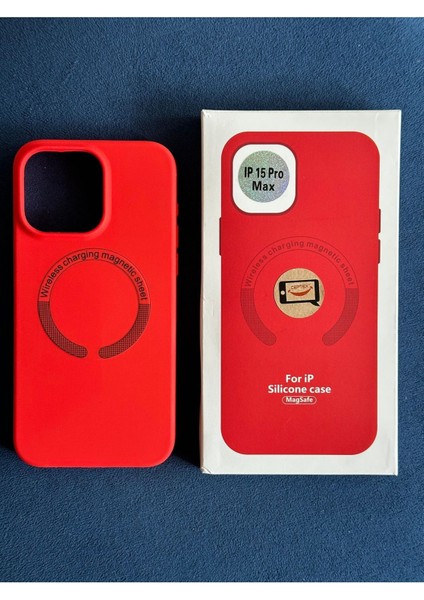 Apple iPhone 15 Pro Max Uyumlu Renkli Magsafe Kılıf