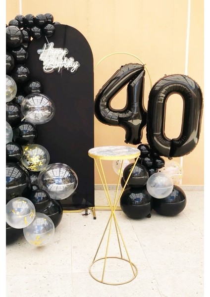 Siyah 40 Rakam Folyo Balon fırsatları