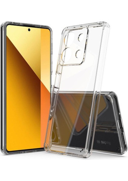 Xiaomi Redmi Note 13 Uyumlu Şeffaf Silikon Kılıf
