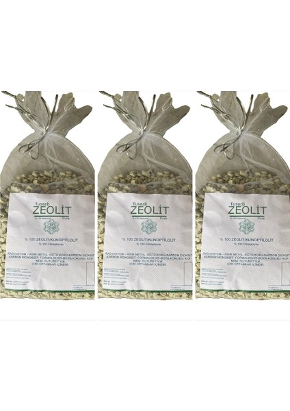 Zeolit Rady,asyon Taşları 500.gr (3 Paket)