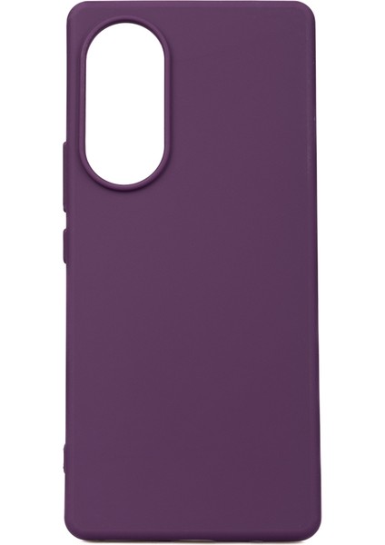 Reeder S19 Max Pro S Edge Kılıf Mat Esnek Biye Silikon Kılıf-Mor