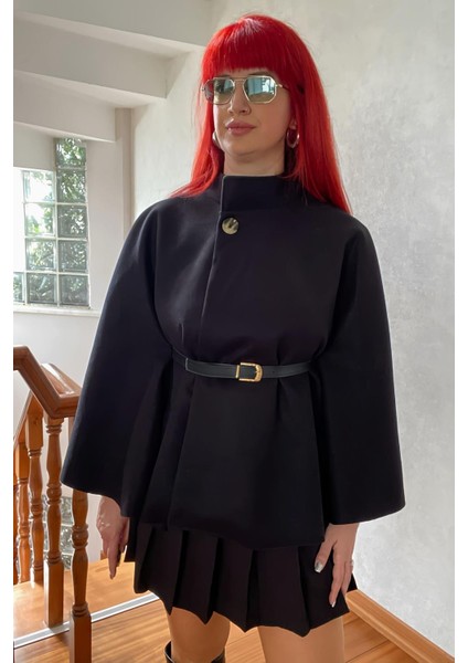 Siyah Kemerli Kaşe Panço fiyatları