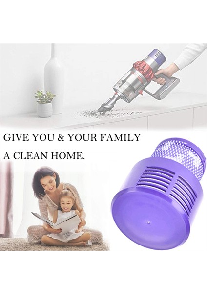 V10 Cyclone Serisi V10SV12 Parçaları Için Yıkanabilir V10 Hepa Filtreleri (Yurt Dışından)