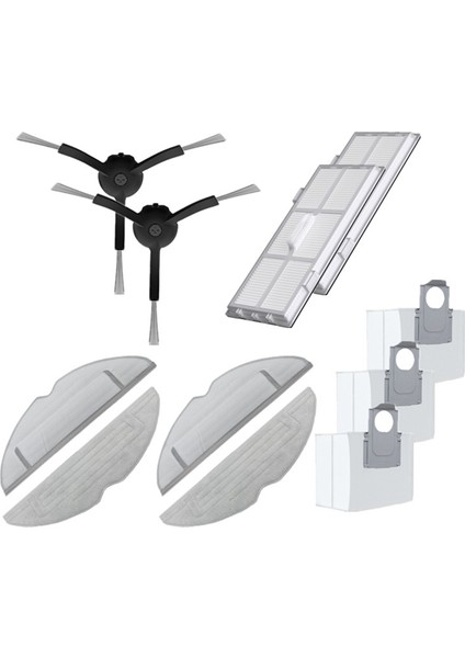 Yan Fırça Filtre Paspas Bezi Toz Torbaları S8S8+ G20 (Yurt Dışından) indirimleri