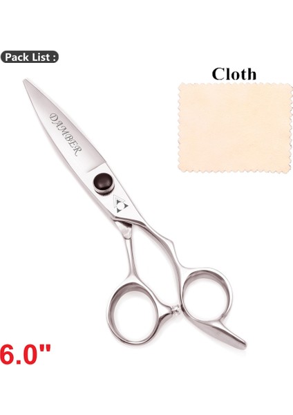 9022 Hei Ping 6.0 Stili 6.0 Saç Veya Profesyonel Yüksek Li Kuaförlük Veya Berber Tg Veya Japon Çelik Kesme Makası# (Yurt Dışından)