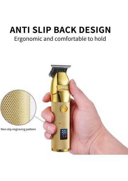 Altın Tarzı Erkekler Için Rofessional Elektrikli Tıraş Makinesi Berber Tıraş Makinesi T9 Şarj Edilebilir Saç Kesme Jilet Biçme Sakal Düzeltici Saç Kesimi (Yurt Dışından) indirimleri