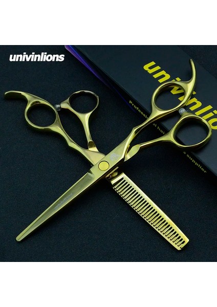 5025-KIT Stili Goldeors Univinlions Saç Ors Japon Kuaförü Ors Berber Malzemeleri Kuaför Saç Kesimi Makasları (Yurt Dışından)