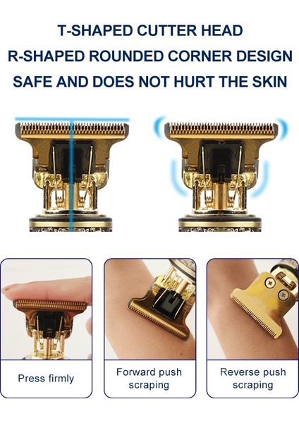 Pembe Tarzı Saç Kesme Makinesi Erkekler Için Kesme Makinesi Tıraş Makinesi Sakal T9 Elektrikli Akülü Sıcak Satış Vintage Profesyonel Saç Berber Giyotin (Yurt Dışından) fırsatları