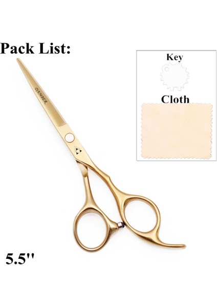 888 Jin Ping 5.5 Stili '' Saç Kesimi Makası Profesyonel Kuaförlük Veya Tg Berber Veya Saç Kesme Veya Japan Steel 888# (Yurt Dışından)