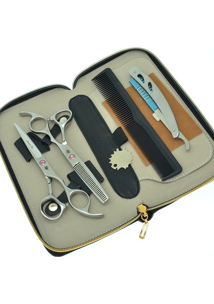 A0035C-03-60 Stili 6.0" Kuaförler Smıth Chu Saç Kesme Veya Tg Makası Japarofessional Berberler Tesoura Kitleri A0035C (Yurt Dışından)