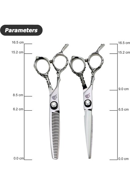 Kesim Stili Univinlions 6" Profesyonel Japonya Sol Veya Solak Kuaförlük Veya Solak Berber Veya Solak Saç Kesimi Makasları Için (Yurt Dışından)