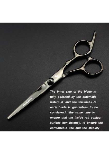 Siyah Düz Kesim Stili Profesyonel Kuaför Veya Tg Berber Kesimi Saç Makası Veya Aletleri Kuaförlük Veya Salon Saç Veya (Yurt Dışından)