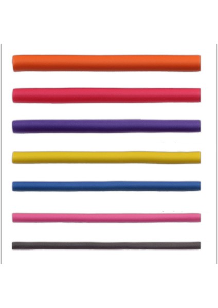 12 mm Tarzı Sihirli Saç Maşaları Silindirleri Yumuşak Köpük Bendy Saç Silindirleri Dıy Saç Şekillendirme Aracı Saç Bigudi Modelleyici Spiral Rulo Maşaları (Yurt Dışından)