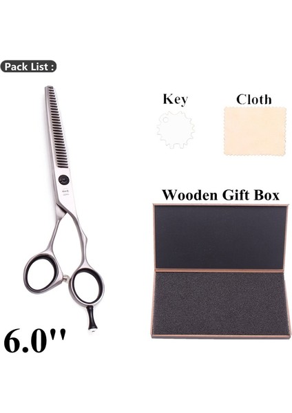 A9201 Yin Ts 6h Stili Aqıabı 5.5" Kuaförlük Veya Saç Kesimi Makası Saç Kesme Veya Tg Ors Berber Veya Saç Profesyoneli A9202 (Yurt Dışından)