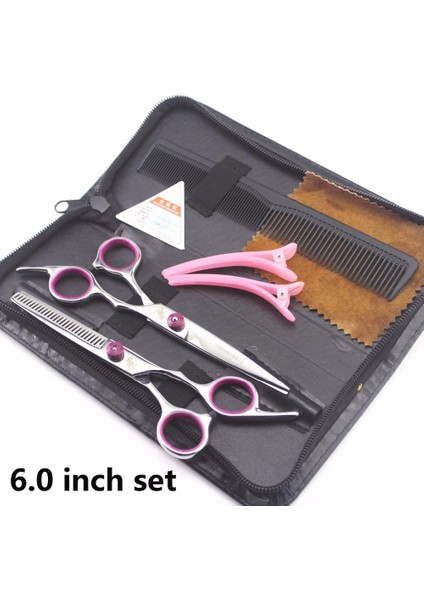 6 Inç Renk Inceltme Stili Yeni Profesyonel Kuaförlük Veya Saç Kesme Seti Berber Makası Yüksek Li Salon 6.olor Siyah (Yurt Dışından) modelleri