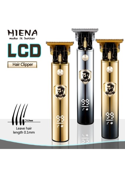 Altın Tarzı Sıcak Satış Yeni Elektrikli Saç Kesme Makinesi USB Şarj Edilebilir 0mm Tıraş Makinesi Sakal Düzeltici Profesyonel Erkek Saç Kesme Makinesi Berber (Yurt Dışından) fiyatları