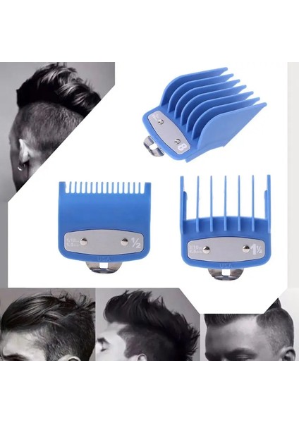 Çok Stil Renkli Kılavuz Tarak Çoklu Boyutlar Metal Sınırlı Taraklar Saç Kesme Makinesi Kesme Aleti Yüksek ve Yeni (Yurt Dışından) fırsatları