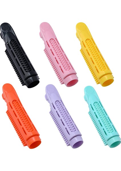 Çok Renkli-6pcs Tarzı Hacim Veren Saç Kökü KlipsiDoğal Kabarık Saç Kıvırcıklaştırıcıları Silindirler KlipslerDıy Kabarık Kelepçeler Silindirler Saç Şekillendirme Aracı (Yurt Dışından)