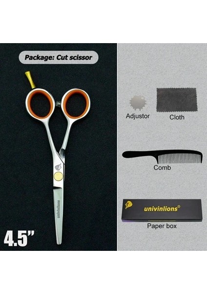 4,5 Inç Kesme Stili Japon Kuaförlük Ors Jilet Berber Ors Saç Profesyonel Ciseaux Saç Modeli Tg Makaslar Tijeras (Yurt Dışından)