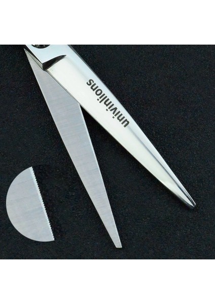 6011-KESME Stili 6 "tırtıklı Lazer Tel Saç Ors Japonya Saç Kesme Makası Küçük Dişler ile Kuaförlük Ors Tg Salon Berber Seti (Yurt Dışından)