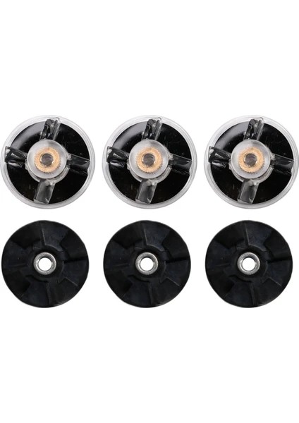 6 Adet Taban Dişlisi ve Bıçak Dişlisi Magic MB1001 250W Blenderler Için Uyumlu Yedek Parça