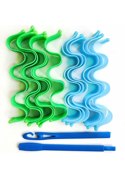 24 Adet 50CM-A Tarzı 30CMCM Saç Silindirleri Dayanıklı Spiral Saç Modeli Rulo Çubukları Dıy Salyangoz Şekli Saç Bigudi Dalgalı Saç Şekillendirici (Yurt Dışından) fırsatları