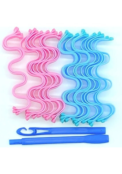 24 Adet 50CM-A Tarzı 30CMCM Saç Silindirleri Dayanıklı Spiral Saç Modeli Rulo Çubukları Dıy Salyangoz Şekli Saç Bigudi Dalgalı Saç Şekillendirici (Yurt Dışından) indirimleri