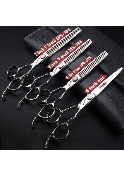 7 Inç Çözgü Kesme Stili Sharonds Yeni 6 Inç Kuaförlük Veya Japon Teel Ücretsiz Logo Kaymaz Stilist Için Aşınmaya Dayanıklı Veya Keskin Keskin (Yurt Dışından) modelleri