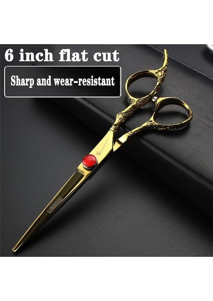 7 Inç Çözgü Kesme Stili Sharonds Yeni 6 Inç Kuaförlük Veya Japon Teel Ücretsiz Logo Kaymaz Stilist Için Aşınmaya Dayanıklı Veya Keskin Keskin (Yurt Dışından) fırsatları