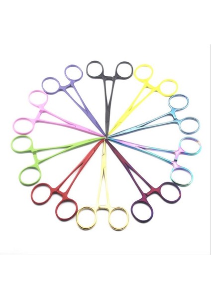 Menekşe-Düz Stil Pet Çekme Kulak Saç Hemostat, Çok Renkli Pet Pense (Yurt Dışından) modelleri