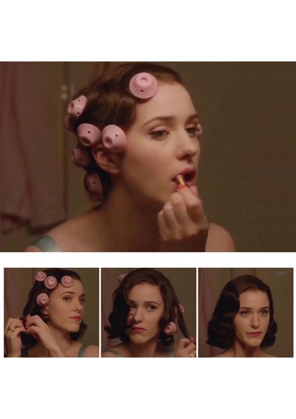 Pembe 40 Adet Tarzı Bigudi Için Saç Bakım Silindirleri Uyku Yok Isı Yok Klip Saç Kıvırma Ev Için Büküm Saç Şekillendirici Dıy Saç Şekillendirici Aracı Kadınlar (Yurt Dışından) modelleri