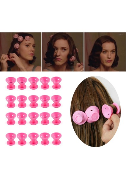 Pembe 40 Adet Tarzı Bigudi Için Saç Bakım Silindirleri Uyku Yok Isı Yok Klip Saç Kıvırma Ev Için Büküm Saç Şekillendirici Dıy Saç Şekillendirici Aracı Kadınlar (Yurt Dışından) fırsatları